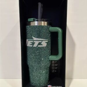 COPY - NFL JETS TRAVEL TUMBLER WITH STRAW 46 oz